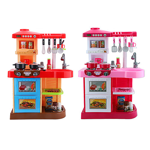 Beiens Toy Kitchen Set Kids Cooking Liance Pretend Play Led Beiens Toy Kitchen Set Kids Cooking