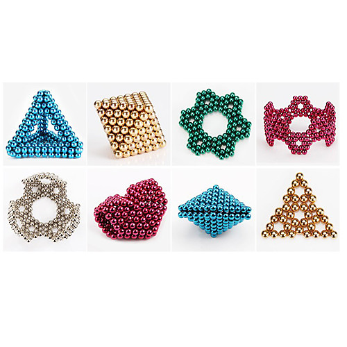 

1000 pcs 6mm Magnet Toy Magnetic Balls Building Blocks Super Strong Rare-Earth Magnets Neodymium Magnet Puzzle Cube Magnet Adults' Boys' Girls' Toy Gift