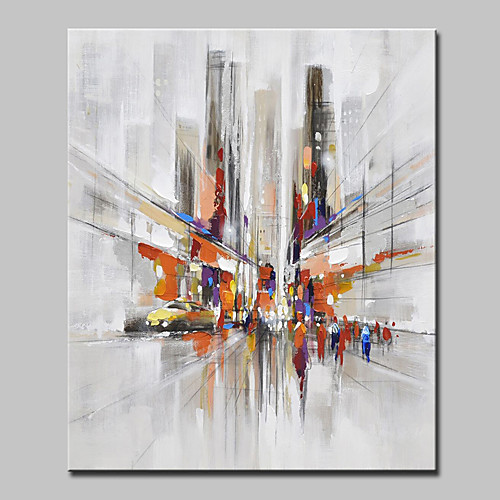 

Oil Painting Hand Painted Vertical Landscape Abstract Landscape Modern European Style Stretched Canvas