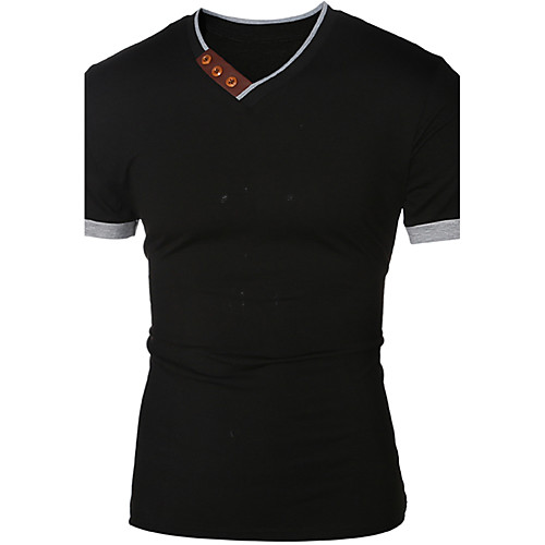 

Men's Shirt Solid Colored Long Sleeve Daily Tops Cotton White Black Gray