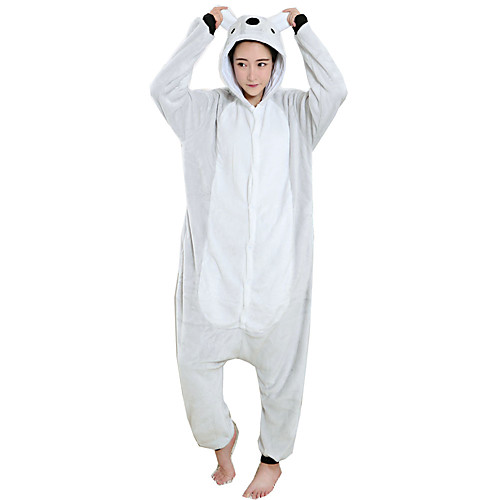 

Adults' Kigurumi Pajamas Koala Onesie Pajamas Flannel Toison Gray Cosplay For Men and Women Animal Sleepwear Cartoon Festival / Holiday Costumes