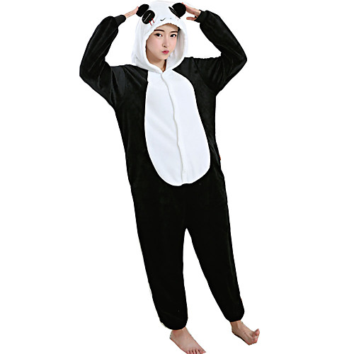 

Adults' Camouflage Kigurumi Pajamas Nightwear Panda Onesie Pajamas Flannel Toison White Cosplay For Men and Women Animal Sleepwear Cartoon Festival / Holiday Costumes / Leotard / Onesie