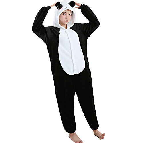 

Adults' Kigurumi Pajamas Panda Onesie Pajamas Flannel Toison White Cosplay For Men and Women Animal Sleepwear Cartoon Festival / Holiday Costumes / Leotard / Onesie / Leotard / Onesie