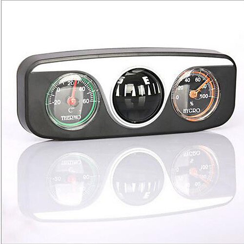 

3-in-1 Car Boat Vehicles Auto Navigation Compass with Thermometer Hygrometer