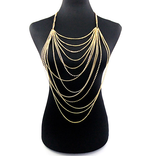 

Body Chain Ladies Bohemian Fashion Women's Body Jewelry For Christmas Gifts Party Alloy Gold