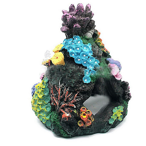 

Fish Tank Aquarium Decoration Ornament Coral Jellyfish Non-toxic & Tasteless Resin