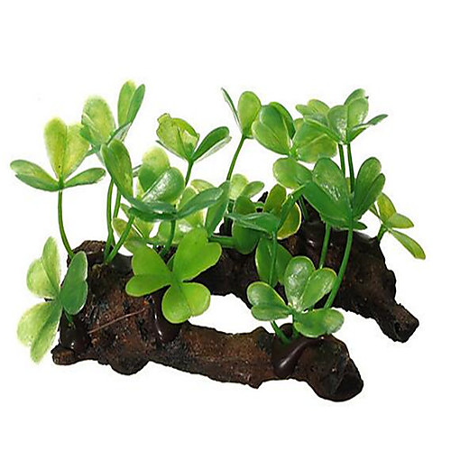 

Fish Tank Aquarium Decoration Fish Bowl Waterplant Artificial Plants Driftwood Non-toxic & Tasteless Plastic 1 pc