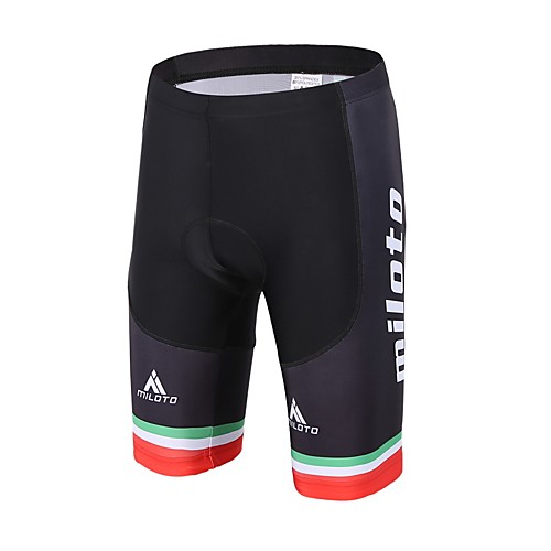 

Miloto Men's Women's Cycling Padded Shorts Bike Padded Shorts / Chamois Pants Bottoms 3D Pad Sports Spandex Lycra Black Road Bike Cycling Clothing Apparel Relaxed Fit Bike Wear / High Elasticity