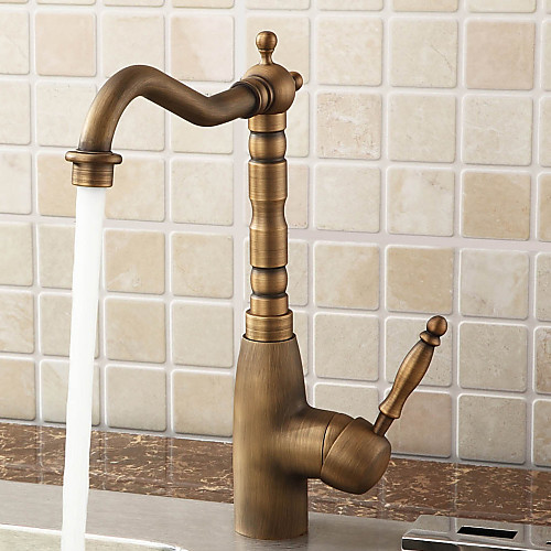 

Lightinthrbox Sprinkle Kitchen Faucets - Antique Polished Brass Centerset One Hole