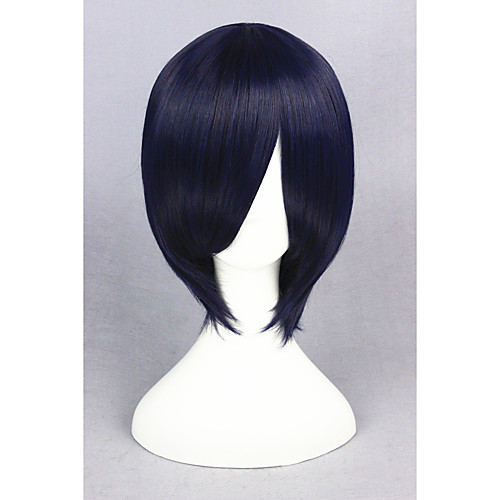 

Cosplay Costume Wig Synthetic Wig Straight Straight Wig Short Blue Synthetic Hair Blue