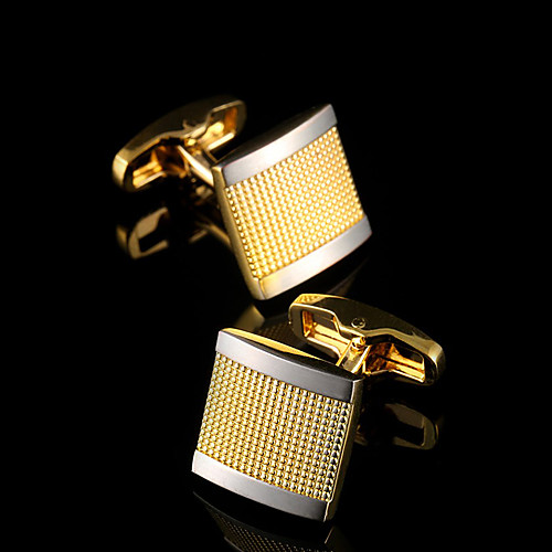 

Cufflinks Classic Gift Boxes & Bags Fashion Brooch Jewelry Golden For Party Business / Ceremony / Wedding