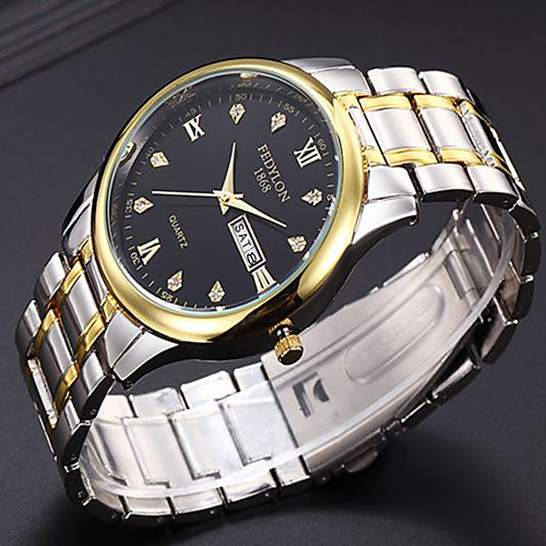 

Men's Fashion Watch Quartz White / Gold 30 m / Analog Casual - Gold White