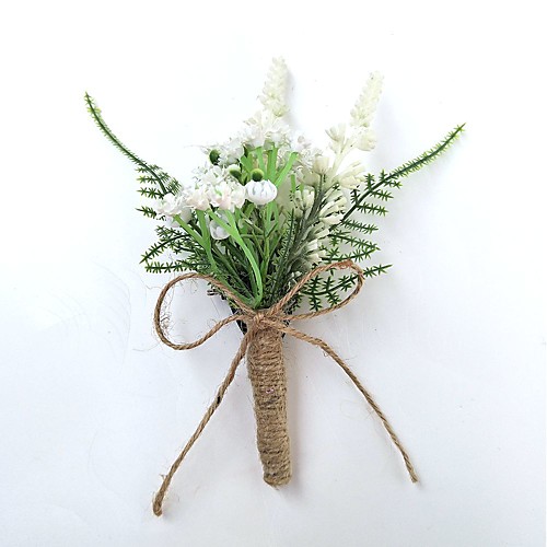 

Wedding Flowers Boutonnieres / Unique Wedding Décor Special Occasion / Party / Evening Satin 9.84(Approx.25cm)