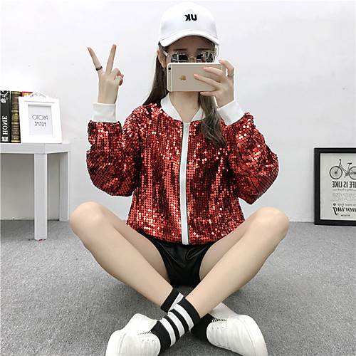 

Women's Sexy Lady Elegant & Luxurious Fall Jacket Regular Street Long Sleeve N / A Coat Tops Black