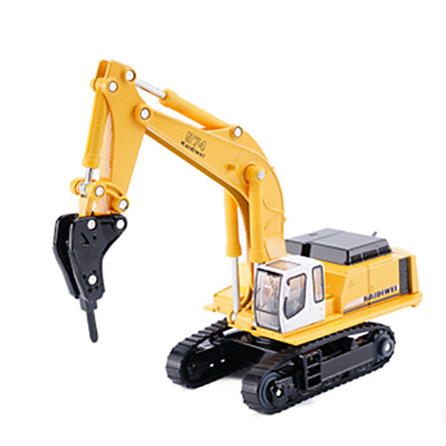 

1:87 Excavator Drilling Rig Toy Truck Construction Vehicle Diecast Vehicle Pull Back Vehicle Simulation Car Kid's Car Toys