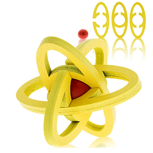 

Wooden Puzzles IQ Brain Teasers Educational Toy Stress Relievers Toys Circular IQ Test Children's Pieces