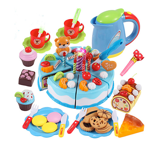 

Toy Kitchen Set Toy Food / Play Food Pretend Play Cake Dessert Cake & Cookie Cutters PVC(PolyVinyl Chloride) Kid's Boys' Toy Gift