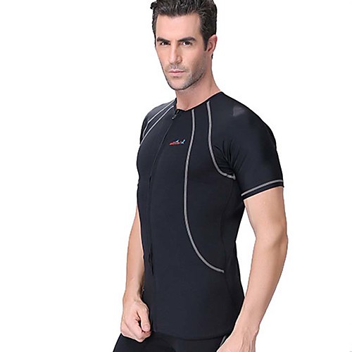 

Dive&Sail Men's Wetsuit Top 1.5mm Neoprene Top Breathable Quick Dry Anatomic Design Short Sleeve Swimming Diving Classic Summer / Stretchy