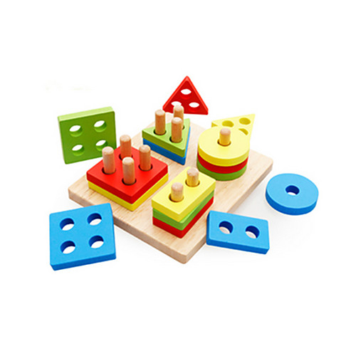 

Montessori Teaching Tool Toys Educational Toy Toys Square Triangle Education Unisex Boys Pieces