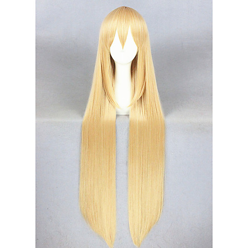 

Synthetic Wig Cosplay Wig Straight Straight Wig Blonde Long Blonde Synthetic Hair Women's Blonde