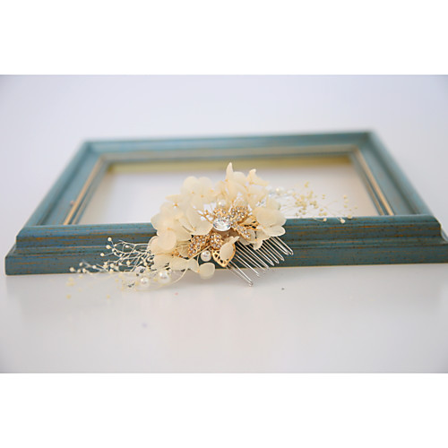 

Chiffon / Alloy Hair Combs / Flowers with 1 Wedding / Special Occasion / Outdoor Headpiece