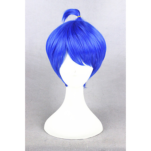

short inside out joy blue 12inch ainme party synthetic cosplay wigcs 274a