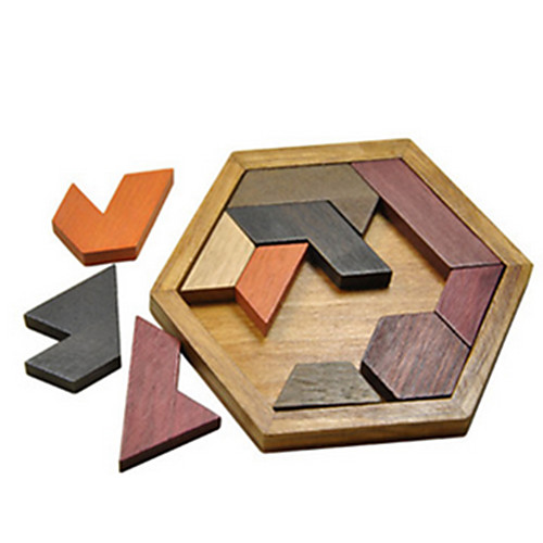 

Tangram Building Blocks Jigsaw Puzzle Wooden Puzzle Wooden Model Building Bricks Eco-friendly Retro Building Toys Unisex Boys' Girls' Toy Gift / Kid's