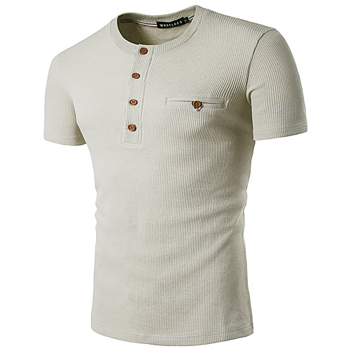 

Men's Polo Short Sleeve Daily Tops Streetwear White Black Wine