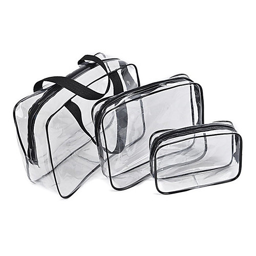

3pcs Travel Bag / Travel Organizer / Travel Luggage Organizer / Packing Organizer Large Capacity / Waterproof / Portable Camping & Hiking / Luggage PVC(PolyVinyl Chloride) / Durable