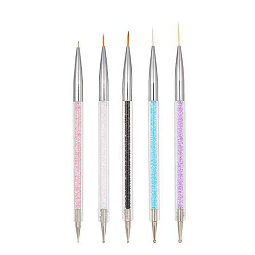 

the high end point diamond carved painting pen double diamond nail rod diy 5 diamond flower phototherapy suit