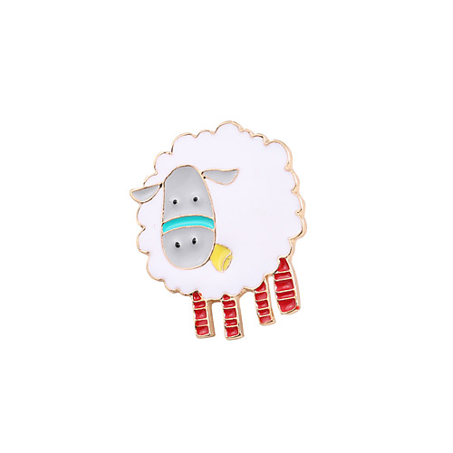 

Women's Brooches Animal Fashion Cute Euramerican Brooch Jewelry White For Wedding Party Special Occasion Daily Casual