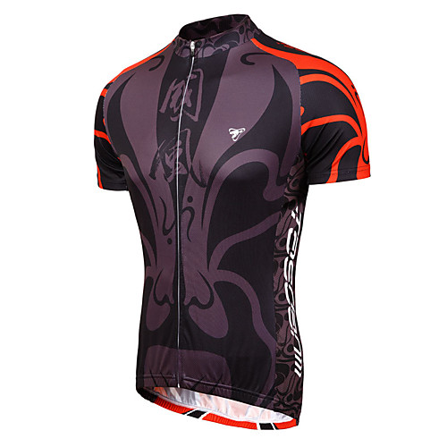 

TASDAN Men's Short Sleeve Cycling Jersey Polyester Bike Jersey Sleeves Top Mountain Bike MTB Road Bike Cycling Breathable Quick Dry Sweat-wicking Sports Clothing Apparel / Stretchy / Clothing Suit
