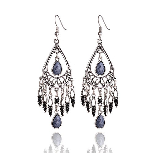 

Women's Drop Earrings Drop Ladies Unique Design Bohemian Boho Resin Earrings Jewelry Gray / Green / Blue For Party Special Occasion Daily Casual