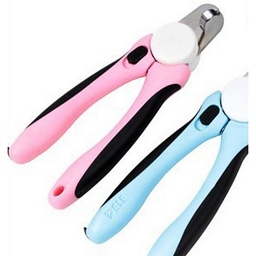 

Cat Dog Health Care Grooming Scissors Stainless Steel Scissor Nail Clipper Portable Pet Grooming Supplies Pink Blue