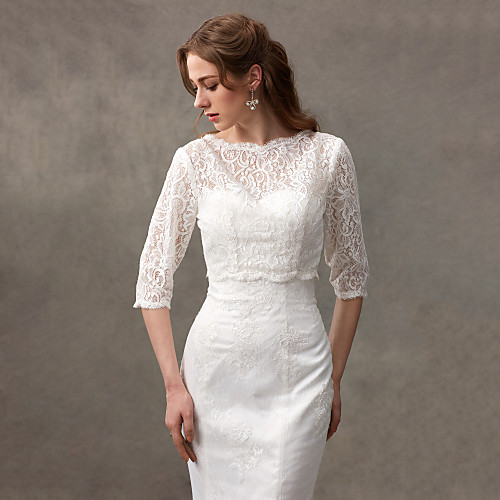 

Lace Wedding / Party Evening Women's Wrap With Lace Shrugs