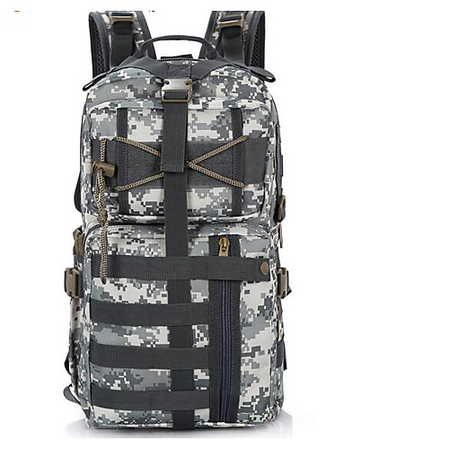 

25 L Commuter Backpack Multifunctional Waterproof Wearable Shockproof Outdoor Camping / Hiking Traveling Black Jungle camouflage Digital Jungle
