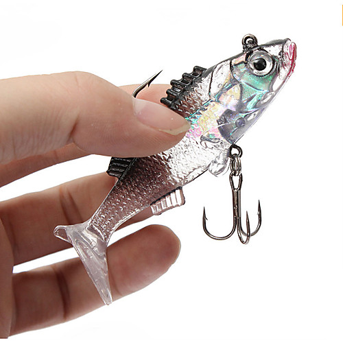 

2 pcs Fishing Lures Shad Sinking Bass Trout Pike Bait Casting Lure Fishing