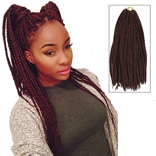 Twist Braids Hair Braid Box Braids 24 100 Kanekalon Hair Black