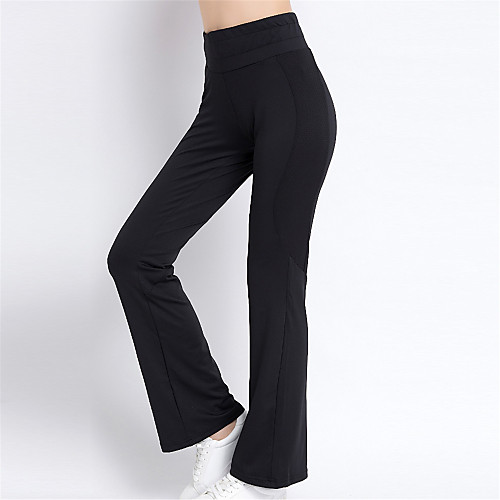 

Women's High Waist Yoga Pants Flare Leg Pants / Trousers Breathable Quick Dry Zumba Gym Workout Pilates Sports Activewear High Elasticity
