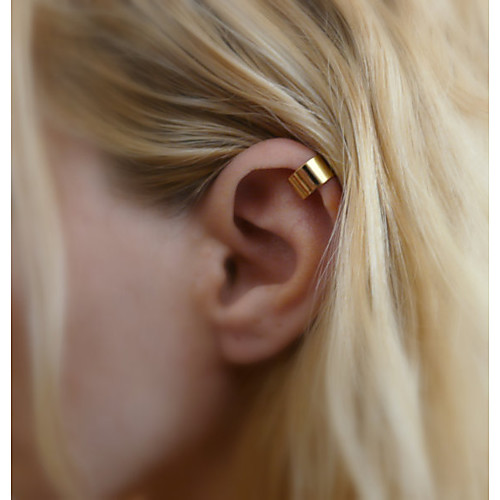

Women's Clip on Earring cuff Ladies Basic Earrings Jewelry Gold / Silver For Wedding Daily Casual Sports Outdoor Office & Career