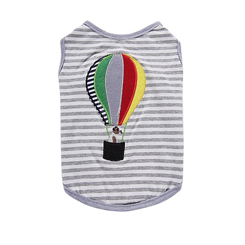

Dog Shirt / T-Shirt Vest Puppy Clothes Stripes Fashion Birthday Casual / Daily Wedding Party Birthday Dog Clothes Puppy Clothes Dog Outfits Gray Costume for Girl and Boy Dog Cotton XS S M L XL