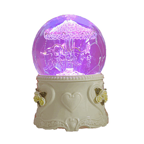 

Music Box Snow Globe Classic Unique Crystal Ceramic Glass Women's Unisex Girls' Kid's Adults Kids Graduation Gifts Toy Gift