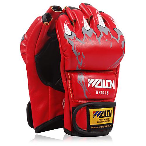 

Boxing Gloves For Boxing Fingerless Gloves Protective Leather Red / Blue