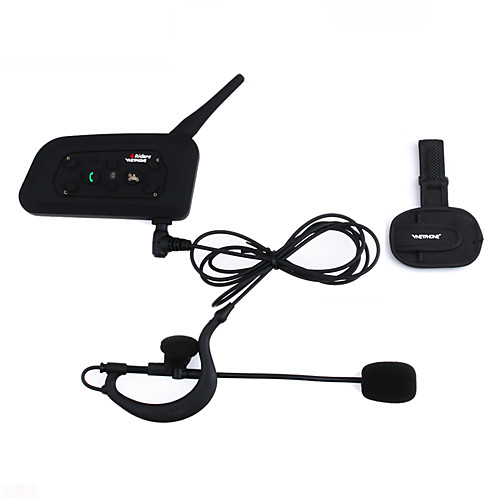 

VNETPHONE 1200M Waterproof Motorcycle Helmet Interphone Full Duplex Bluetooth Intercom Headset V6C with Armband Referee Intercom Comunication Headphones