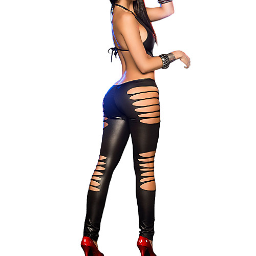 

Women's Sexy Teddy Nightwear Solid Colored Black / Red One-Size