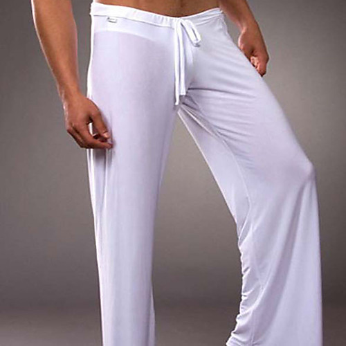 

Men's Petite Ice Silk Touch of Sensation Long Johns Solid Colored / Solid Color Classic / Pure Color High Waist