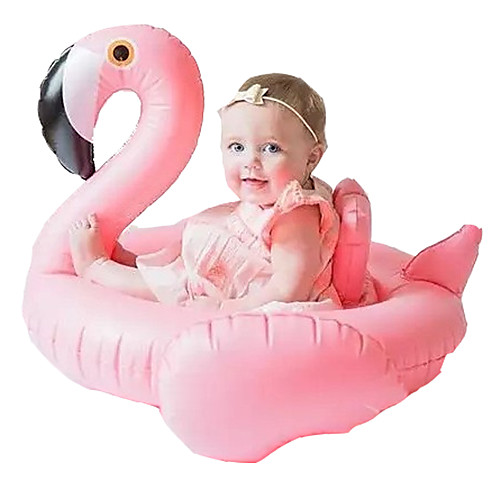 

Flamingo Inflatable Pool Float Donut Pool Float PVC(PolyVinyl Chloride) Kids Boys' Girls' Toy Gift