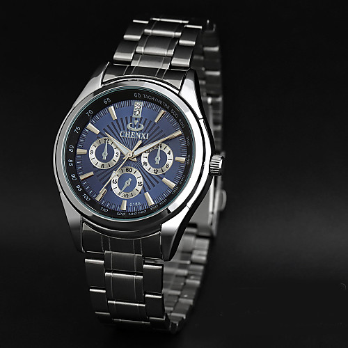 

CHENXI Men's Wrist Watch Analog Quartz Japanese Quartz Charm Water Resistant / Waterproof / Stainless Steel / Steel / Two Years