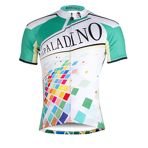 

ILPALADINO Men's Short Sleeve Cycling Jersey Skull Bike Jersey Top Mountain Bike MTB Road Bike Cycling Breathable Quick Dry Ultraviolet Resistant Sports Clothing Apparel / Stretchy / Back Pocket