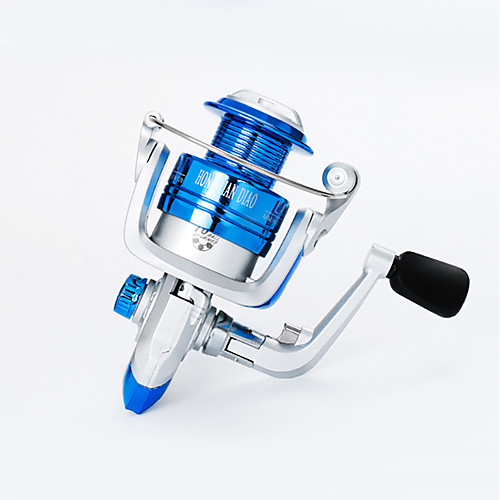 

Fishing Reel / Ice Fishing Reel Spinning Reel / Carp Fishing Reels 5.21 Gear Ratio 10 Ball Bearings Lighting for Bait Casting / Ice Fishing / Spinning - LA1000; LA2000